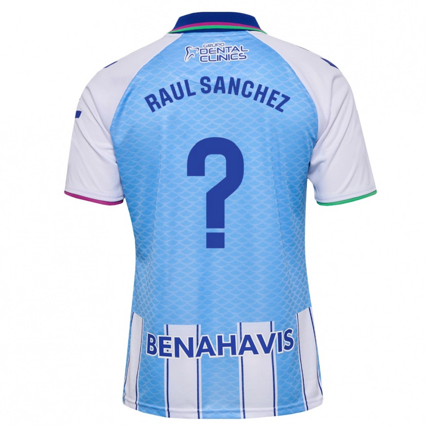 Danxen Mænd Raul Sánchez #0 Dyb Himmelblå Hvid Hjemmebane Spillertrøjer 2026/27 Trøje T-Shirt