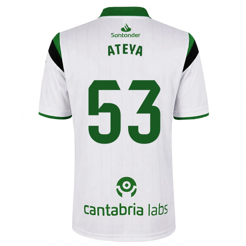 Danxen Mænd Belal Ateya #53 Hvid Grøn Sort Hjemmebane Spillertrøjer 2026/27 Trøje T-Shirt