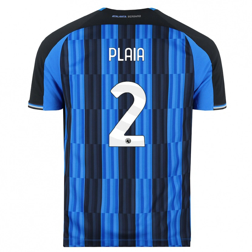 Danxen Mænd Matteo Plaia #2 Blå Sort Rød Hjemmebane Spillertrøjer 2026/27 Trøje T-Shirt