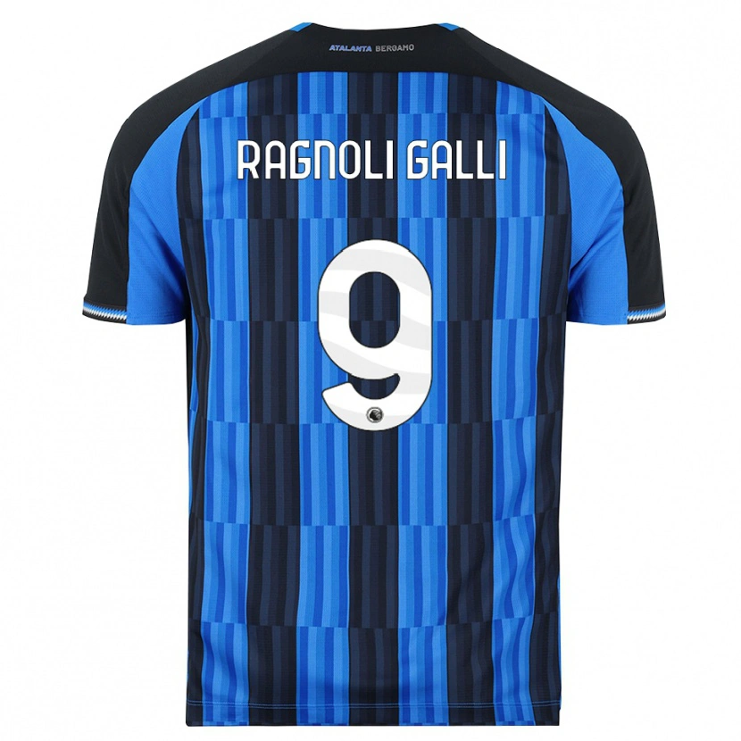 Danxen Mænd Federico Ragnoli Galli #9 Blå Sort Rød Hjemmebane Spillertrøjer 2026/27 Trøje T-Shirt