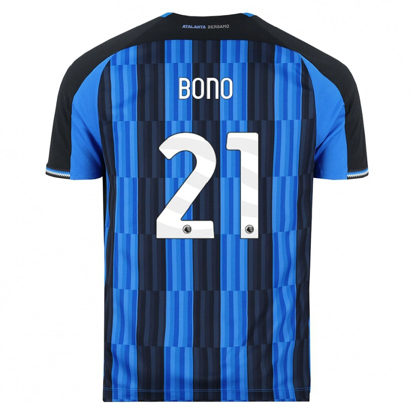 Danxen Mænd Davide Bono #21 Blå Sort Rød Hjemmebane Spillertrøjer 2026/27 Trøje T-Shirt