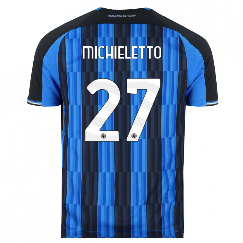 Danxen Mænd Andrea Michieletto #27 Blå Sort Rød Hjemmebane Spillertrøjer 2026/27 Trøje T-Shirt