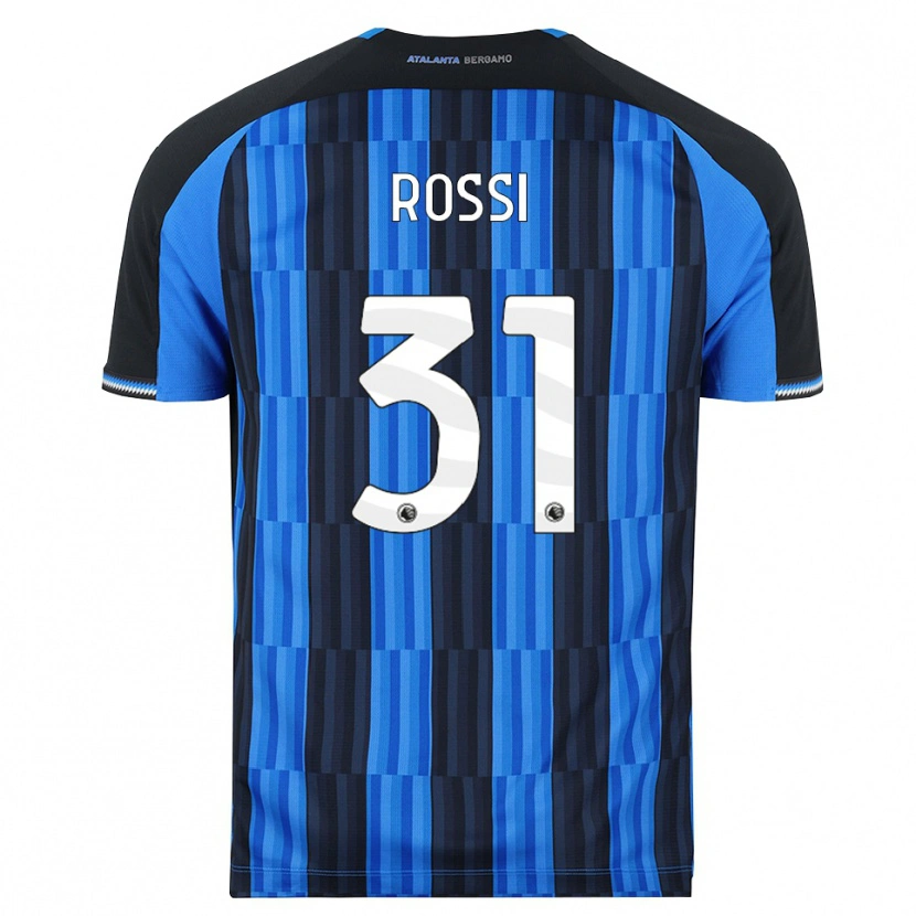 Danxen Mænd Francesco Rossi #31 Blå Sort Rød Hjemmebane Spillertrøjer 2026/27 Trøje T-Shirt