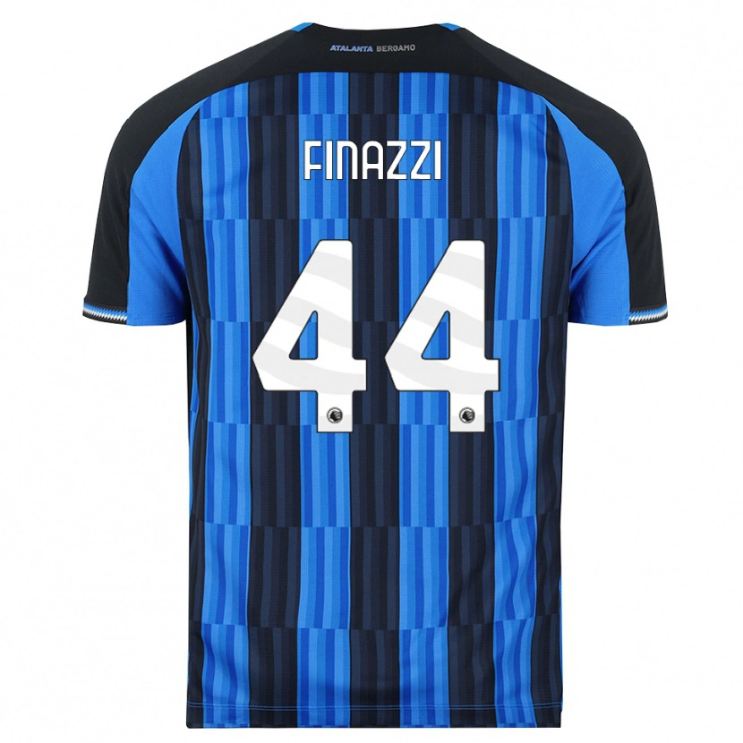 Danxen Mænd Riccardo Finazzi #44 Blå Sort Rød Hjemmebane Spillertrøjer 2026/27 Trøje T-Shirt
