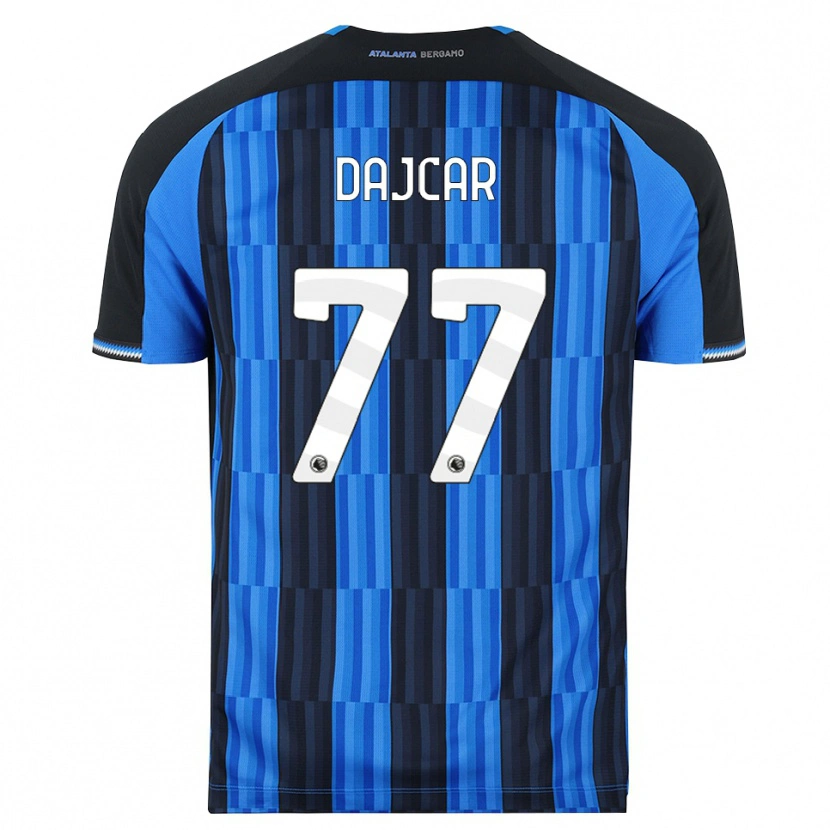 Danxen Mænd Matevz Dajcar #77 Blå Sort Rød Hjemmebane Spillertrøjer 2026/27 Trøje T-Shirt