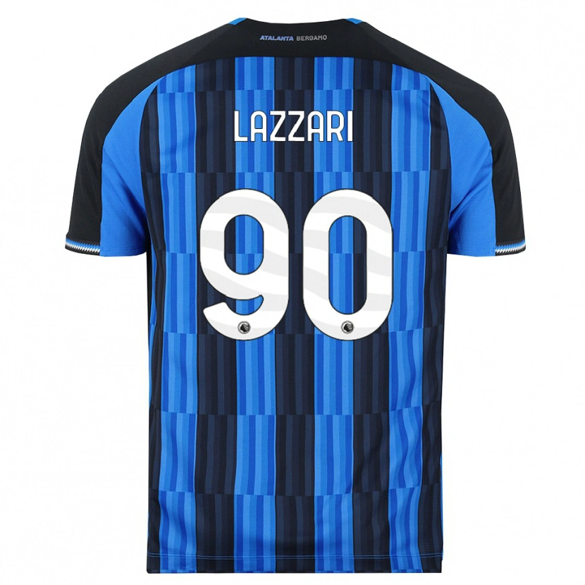 Danxen Mænd Ilaria Lazzari #90 Blå Sort Rød Hjemmebane Spillertrøjer 2026/27 Trøje T-Shirt