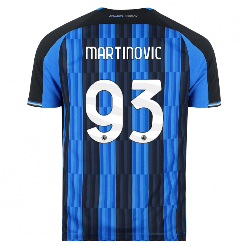 Danxen Mænd Melania Martinovic #93 Blå Sort Rød Hjemmebane Spillertrøjer 2026/27 Trøje T-Shirt