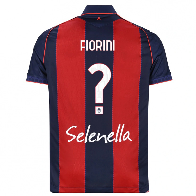 Danxen Mænd Mattia Fiorini #0 Kongelig Blå Rød Hvid Hjemmebane Spillertrøjer 2026/27 Trøje T-Shirt