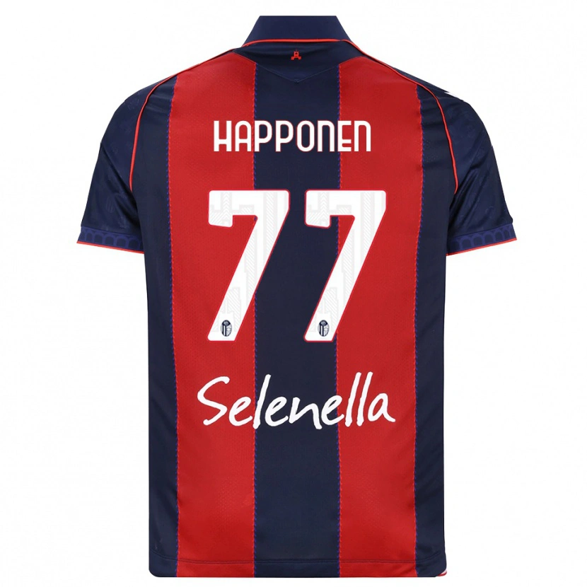 Danxen Mænd Ukko Happonen #77 Kongelig Blå Rød Hvid Hjemmebane Spillertrøjer 2026/27 Trøje T-Shirt