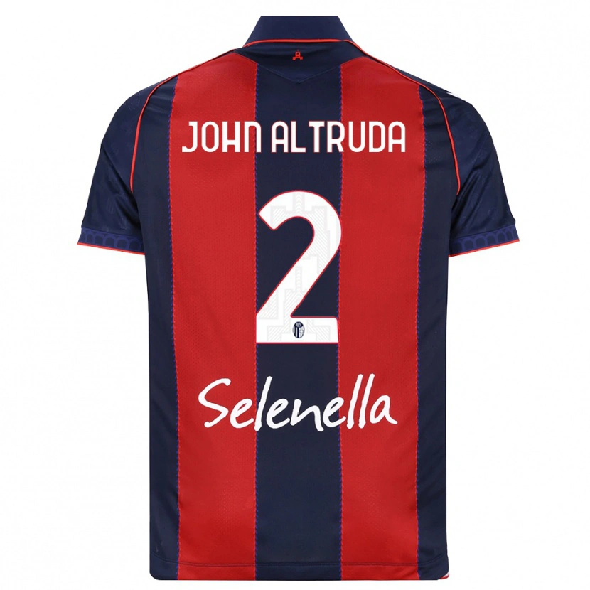 Danxen Mænd Alessandro John Altruda #2 Kongelig Blå Rød Hvid Hjemmebane Spillertrøjer 2026/27 Trøje T-Shirt