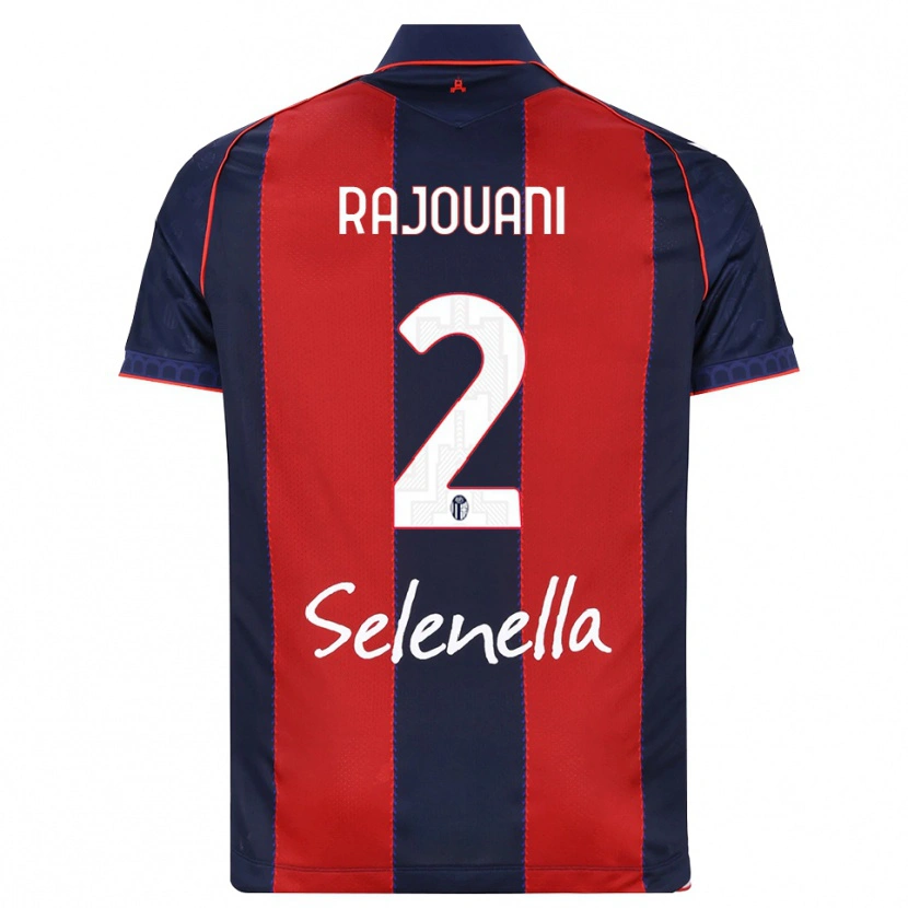 Danxen Mænd Yassir Rajouani #2 Kongelig Blå Rød Hvid Hjemmebane Spillertrøjer 2026/27 Trøje T-Shirt