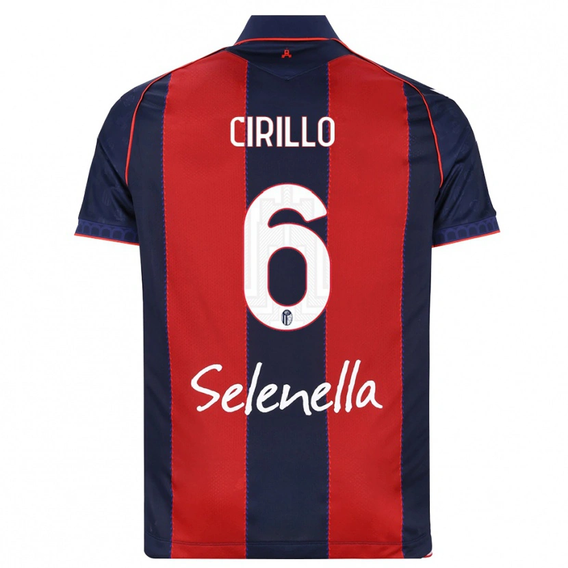 Danxen Mænd Pasquale Cirillo #6 Kongelig Blå Rød Hvid Hjemmebane Spillertrøjer 2026/27 Trøje T-Shirt