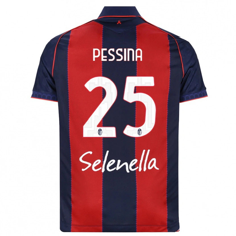 Danxen Mænd Massimo Pessina #25 Kongelig Blå Rød Hvid Hjemmebane Spillertrøjer 2026/27 Trøje T-Shirt