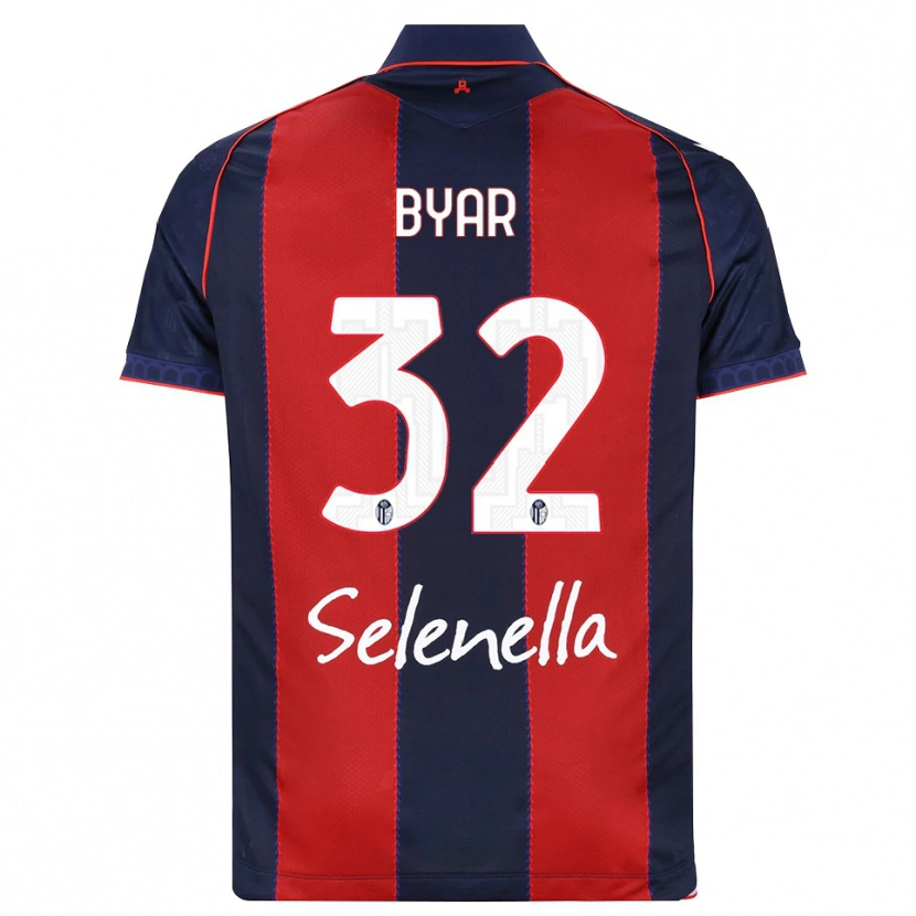 Danxen Mænd Naïm Byar #32 Kongelig Blå Rød Hvid Hjemmebane Spillertrøjer 2026/27 Trøje T-Shirt
