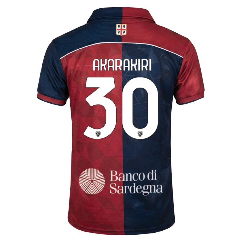 Danxen Mænd Demi Akarakiri #30 Bordeaux Kongelig Blå Hjemmebane Spillertrøjer 2026/27 Trøje T-Shirt