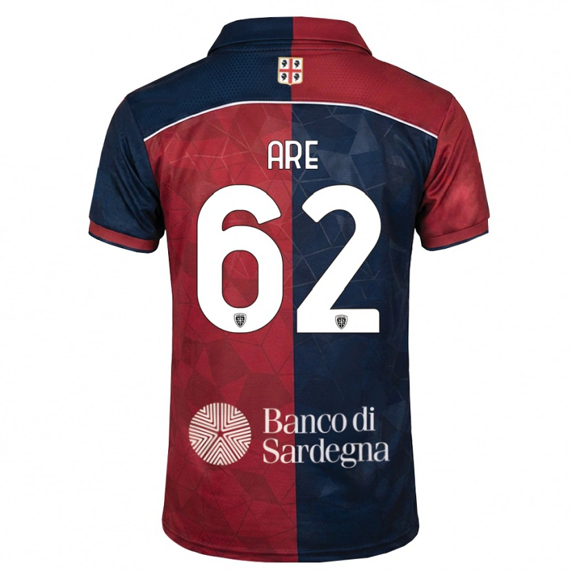 Danxen Mænd Emmanuele Are #62 Bordeaux Kongelig Blå Hjemmebane Spillertrøjer 2026/27 Trøje T-Shirt