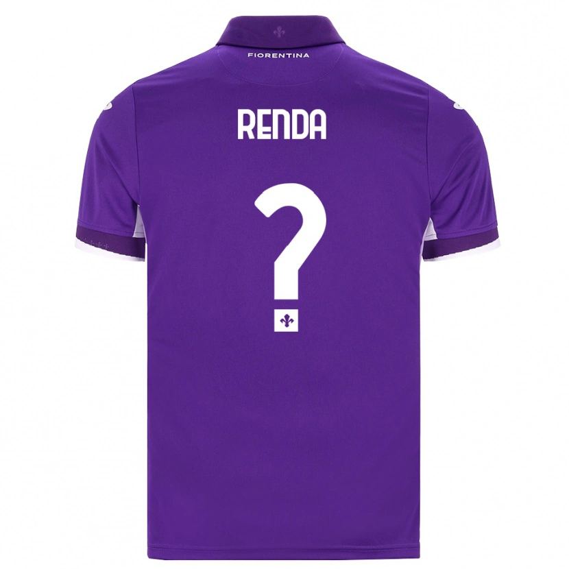 Danxen Mænd Thomas Renda #0 Lilla Hvid Pink Hjemmebane Spillertrøjer 2026/27 Trøje T-Shirt