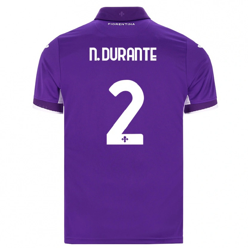 Danxen Mænd Nicholas Durante #2 Lilla Hvid Pink Hjemmebane Spillertrøjer 2026/27 Trøje T-Shirt