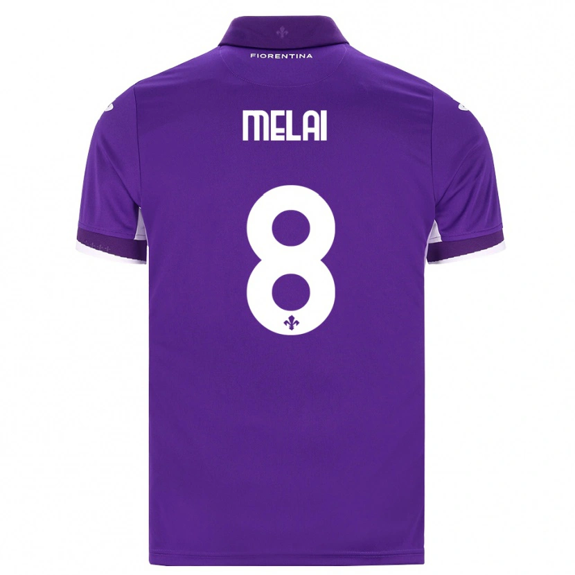Danxen Mænd Christian Melai #8 Lilla Hvid Pink Hjemmebane Spillertrøjer 2026/27 Trøje T-Shirt
