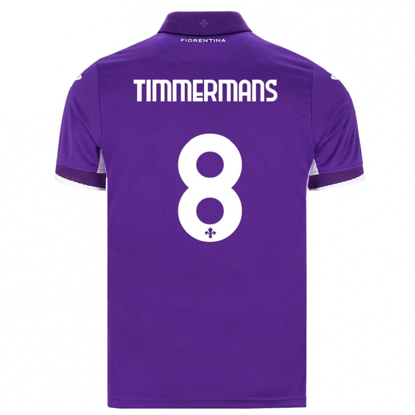 Danxen Mænd Loric Timmermans #8 Lilla Hvid Pink Hjemmebane Spillertrøjer 2026/27 Trøje T-Shirt