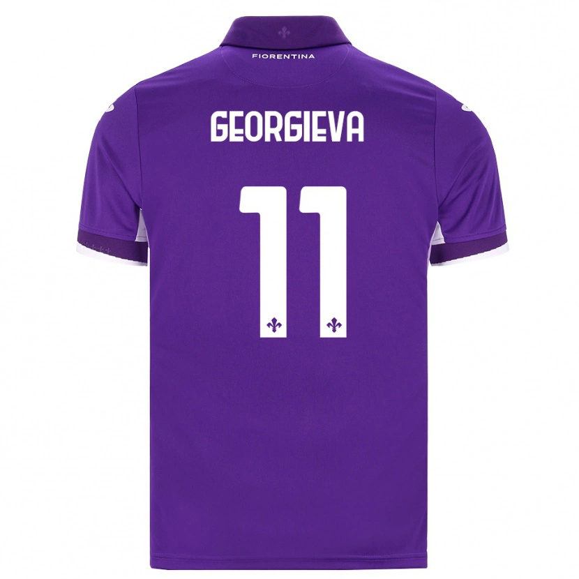 Danxen Mænd Marina Georgieva #11 Lilla Hvid Pink Hjemmebane Spillertrøjer 2026/27 Trøje T-Shirt