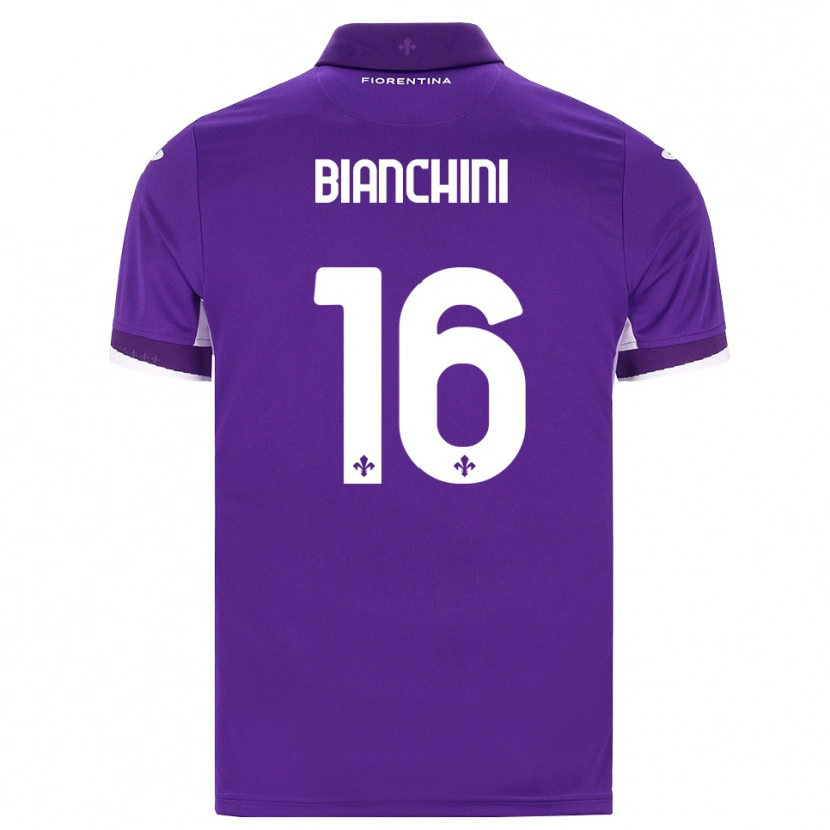 Danxen Mænd Arno Bianchini #16 Lilla Hvid Pink Hjemmebane Spillertrøjer 2026/27 Trøje T-Shirt