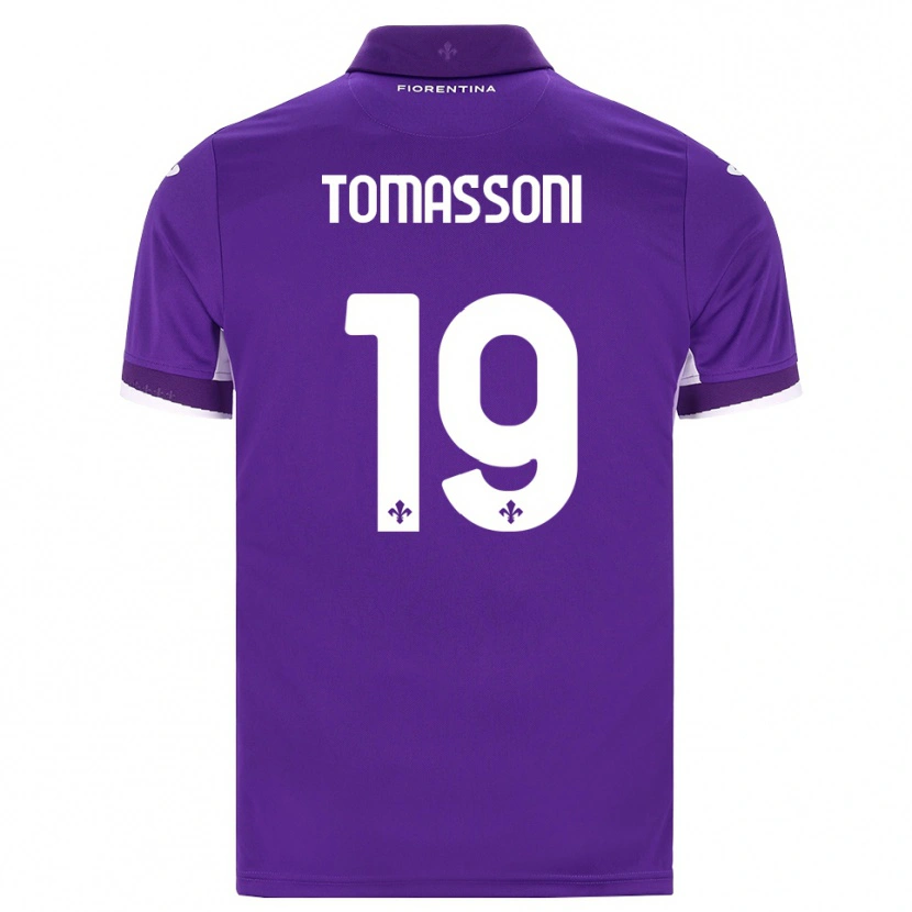 Danxen Mænd Emma Tomassoni #19 Lilla Hvid Pink Hjemmebane Spillertrøjer 2026/27 Trøje T-Shirt