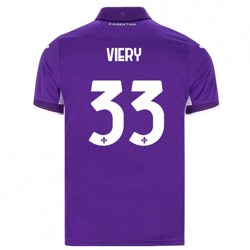 Danxen Mænd Viery Fernandes Santos Lopes #33 Lilla Hvid Pink Hjemmebane Spillertrøjer 2026/27 Trøje T-Shirt