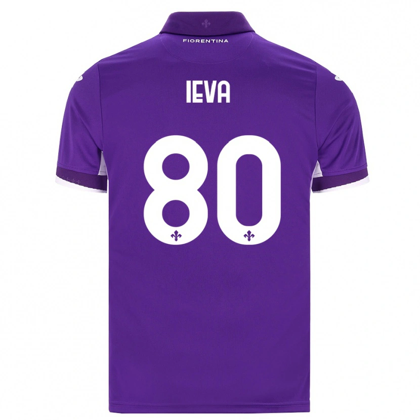 Danxen Mænd Stella Ieva #80 Lilla Hvid Pink Hjemmebane Spillertrøjer 2026/27 Trøje T-Shirt