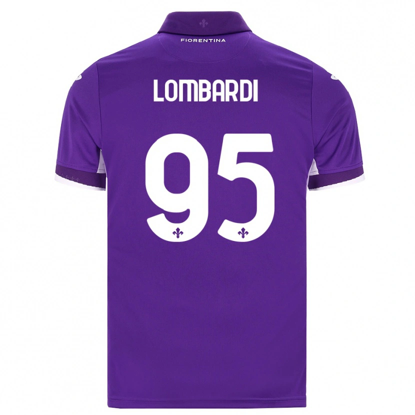 Danxen Mænd Emma Lombardi #95 Lilla Hvid Pink Hjemmebane Spillertrøjer 2026/27 Trøje T-Shirt