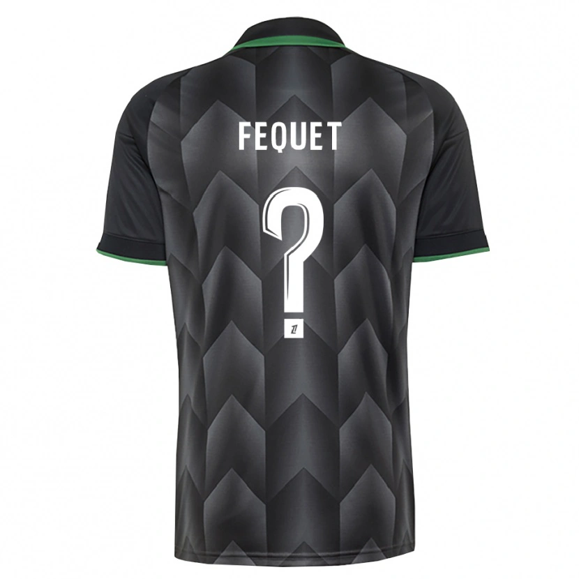 Danxen Mænd Noa Fequet #0 Hvid Sort Grøn Udebane Spillertrøjer 2026/27 Trøje T-Shirt
