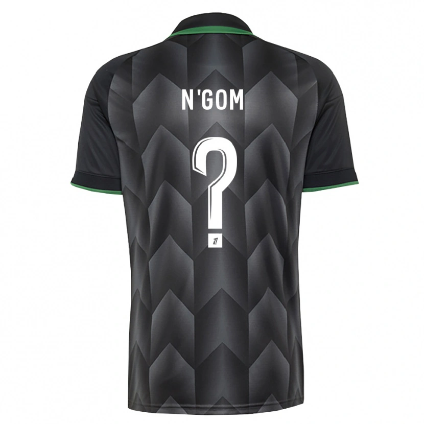 Danxen Mænd Tidjani N'gom #0 Hvid Sort Grøn Udebane Spillertrøjer 2026/27 Trøje T-Shirt