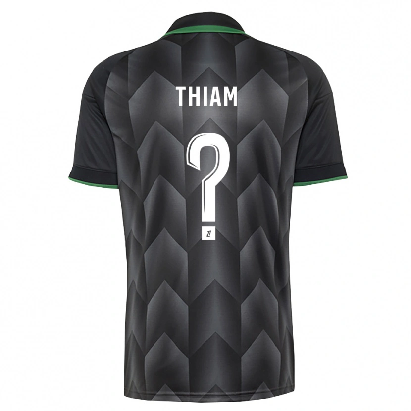 Danxen Mænd Mamadou Thiam #0 Hvid Sort Grøn Udebane Spillertrøjer 2026/27 Trøje T-Shirt