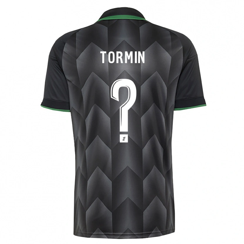 Danxen Mænd Sean Tormin #0 Hvid Sort Grøn Udebane Spillertrøjer 2026/27 Trøje T-Shirt