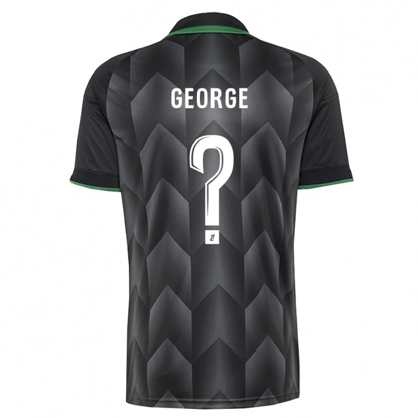 Danxen Mænd Ryan George #0 Hvid Sort Grøn Udebane Spillertrøjer 2026/27 Trøje T-Shirt