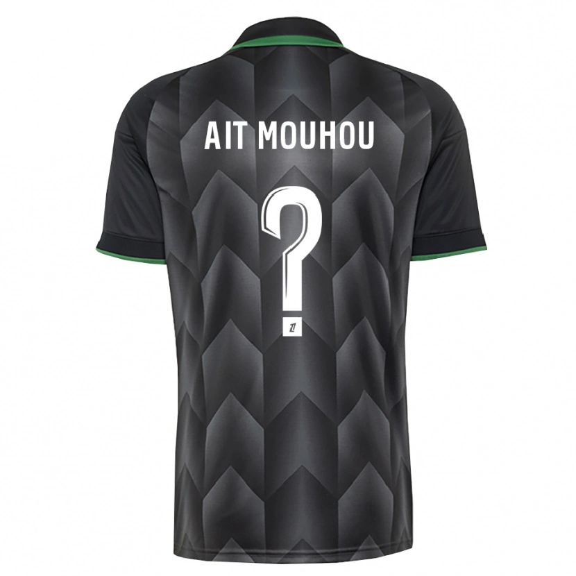 Danxen Mænd Nassim Ait Mouhou #0 Hvid Sort Grøn Udebane Spillertrøjer 2026/27 Trøje T-Shirt