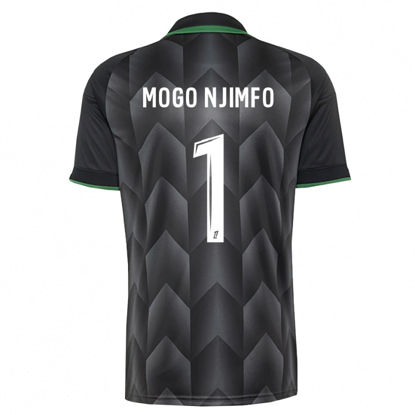 Danxen Mænd Arthur Mogo Njimfo #1 Hvid Sort Grøn Udebane Spillertrøjer 2026/27 Trøje T-Shirt