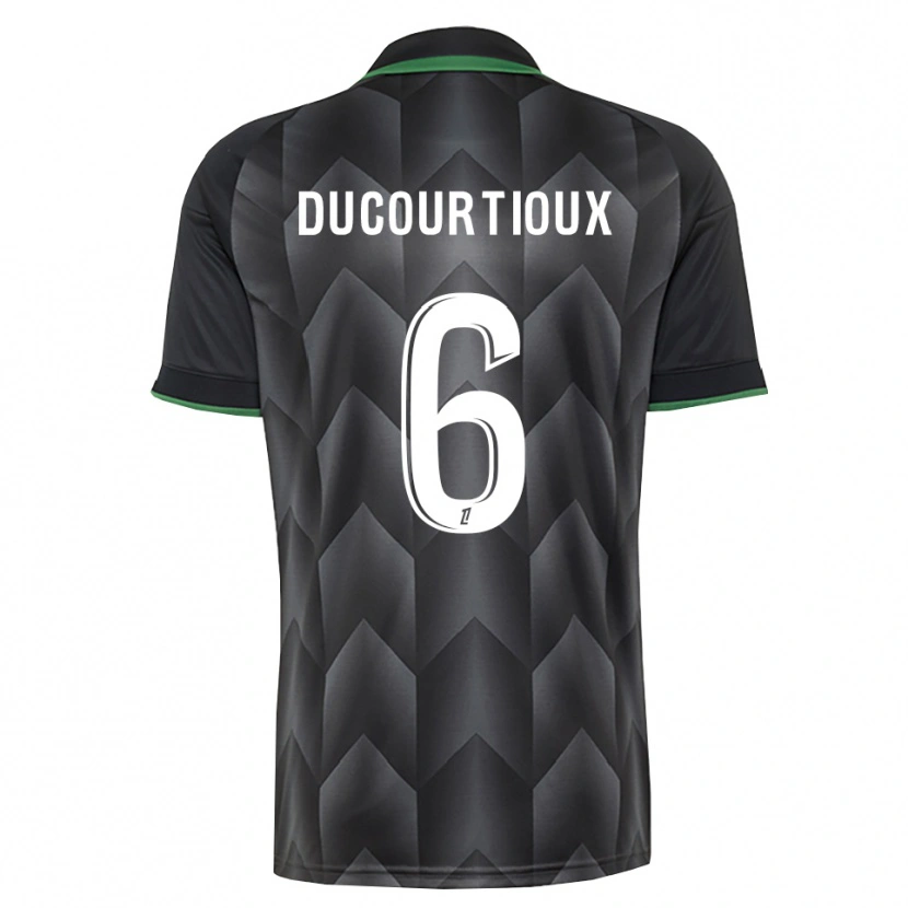 Danxen Mænd Ilan Ducourtioux #6 Hvid Sort Grøn Udebane Spillertrøjer 2026/27 Trøje T-Shirt