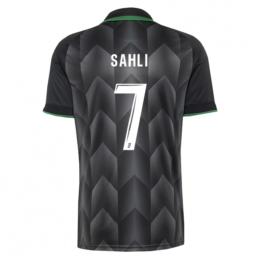 Danxen Mænd Wael Sahli #7 Hvid Sort Grøn Udebane Spillertrøjer 2026/27 Trøje T-Shirt