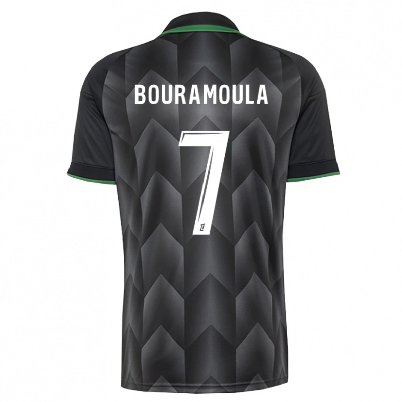 Danxen Mænd Ilies Bouramoula #7 Hvid Sort Grøn Udebane Spillertrøjer 2026/27 Trøje T-Shirt