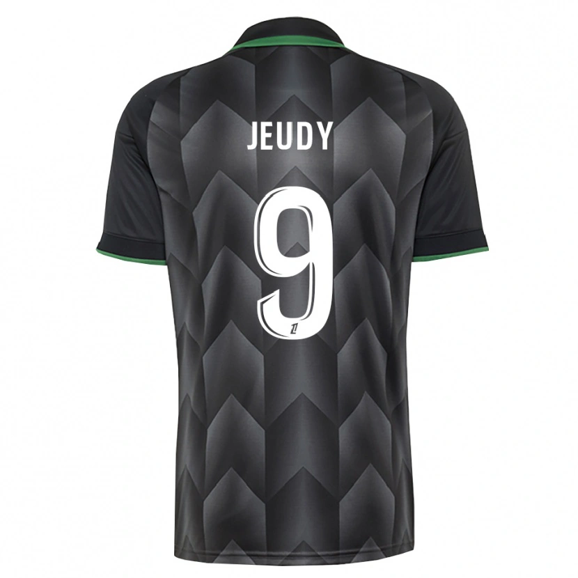 Danxen Mænd Sherly Jeudy #9 Hvid Sort Grøn Udebane Spillertrøjer 2026/27 Trøje T-Shirt