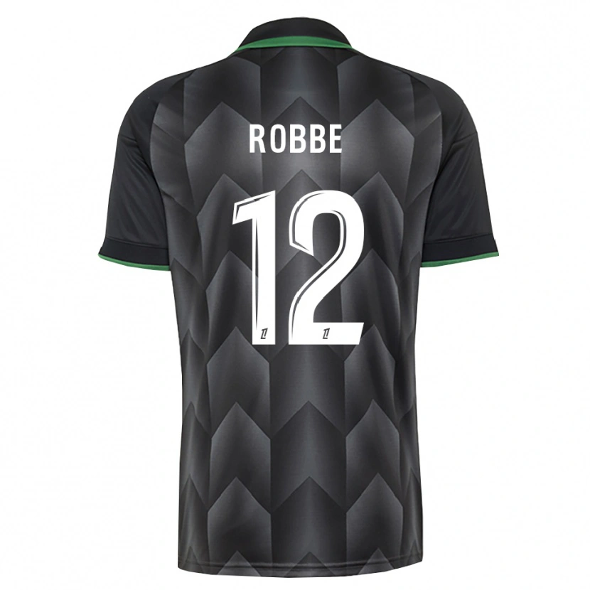 Danxen Mænd Lucas Robbe #12 Hvid Sort Grøn Udebane Spillertrøjer 2026/27 Trøje T-Shirt