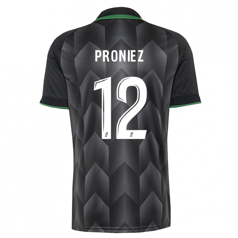 Danxen Mænd Fany Proniez #12 Hvid Sort Grøn Udebane Spillertrøjer 2026/27 Trøje T-Shirt