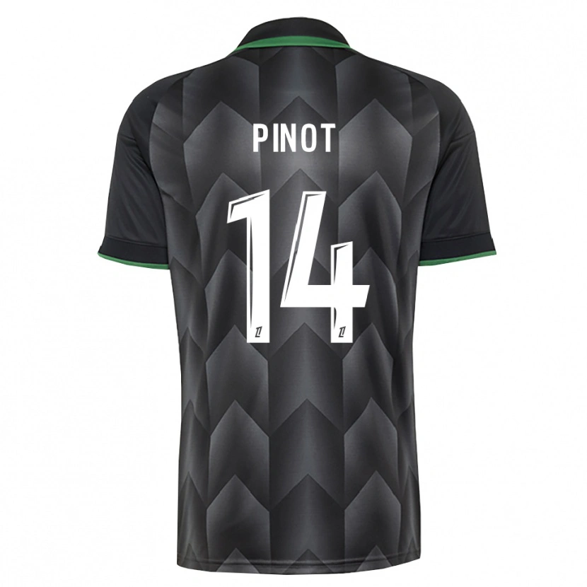 Danxen Mænd Laurine Pinot #14 Hvid Sort Grøn Udebane Spillertrøjer 2026/27 Trøje T-Shirt