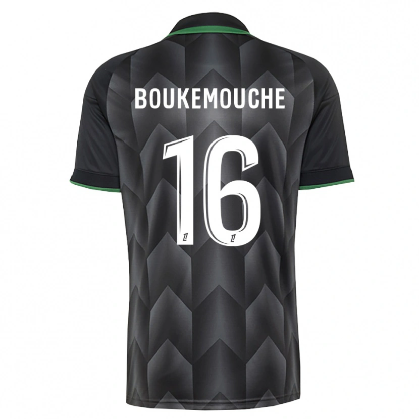 Danxen Mænd Amine Boukemouche #16 Hvid Sort Grøn Udebane Spillertrøjer 2026/27 Trøje T-Shirt