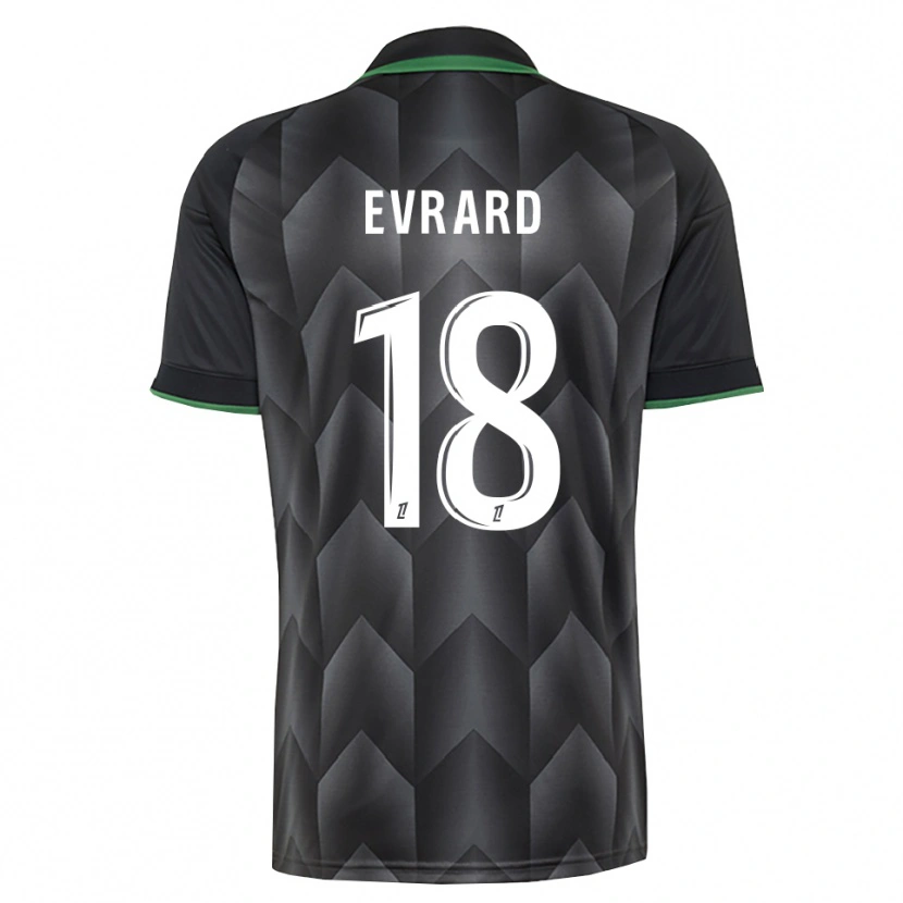 Danxen Mænd Julia Evrard #18 Hvid Sort Grøn Udebane Spillertrøjer 2026/27 Trøje T-Shirt