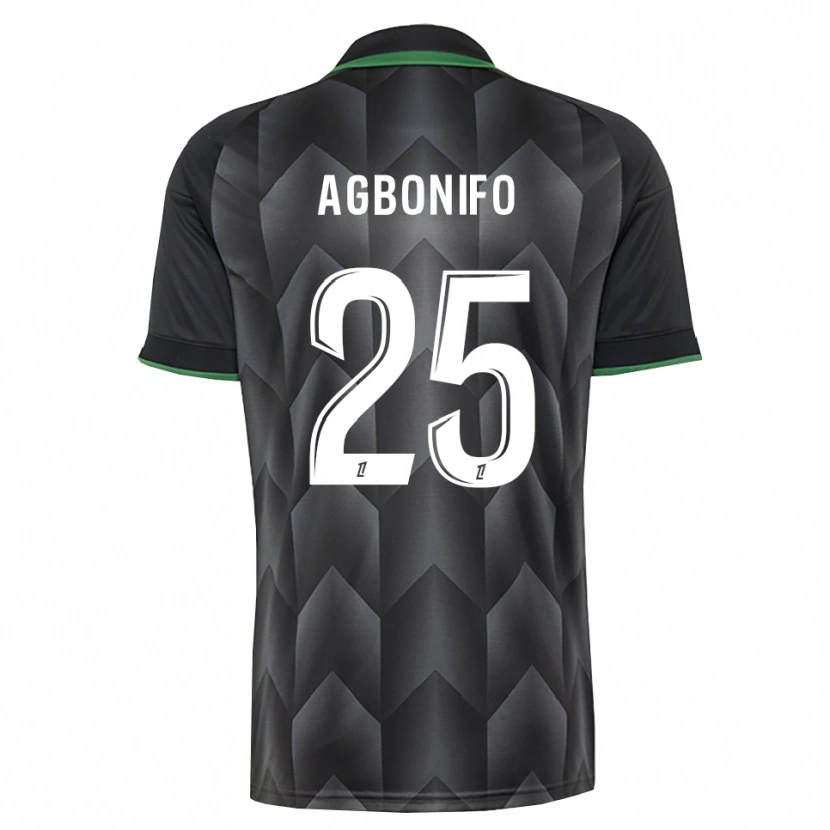 Danxen Mænd Jeremy Agbonifo #25 Hvid Sort Grøn Udebane Spillertrøjer 2026/27 Trøje T-Shirt