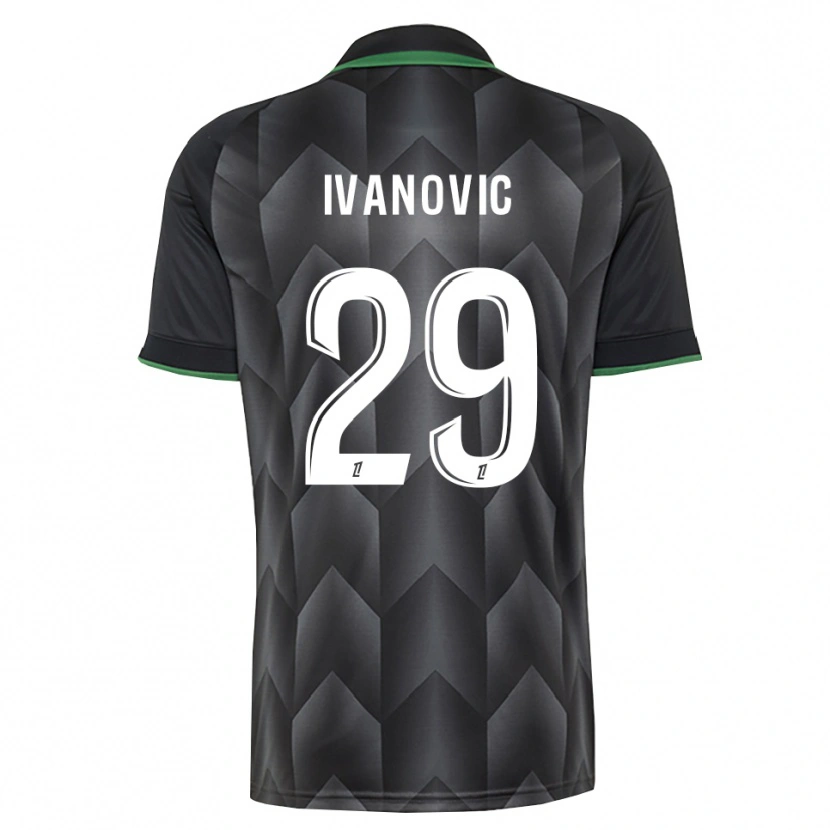 Danxen Mænd Franjo Ivanović #29 Hvid Sort Grøn Udebane Spillertrøjer 2026/27 Trøje T-Shirt