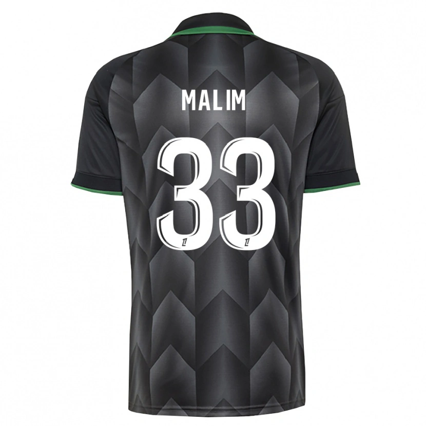 Danxen Mænd Yasmina Malim #33 Hvid Sort Grøn Udebane Spillertrøjer 2026/27 Trøje T-Shirt