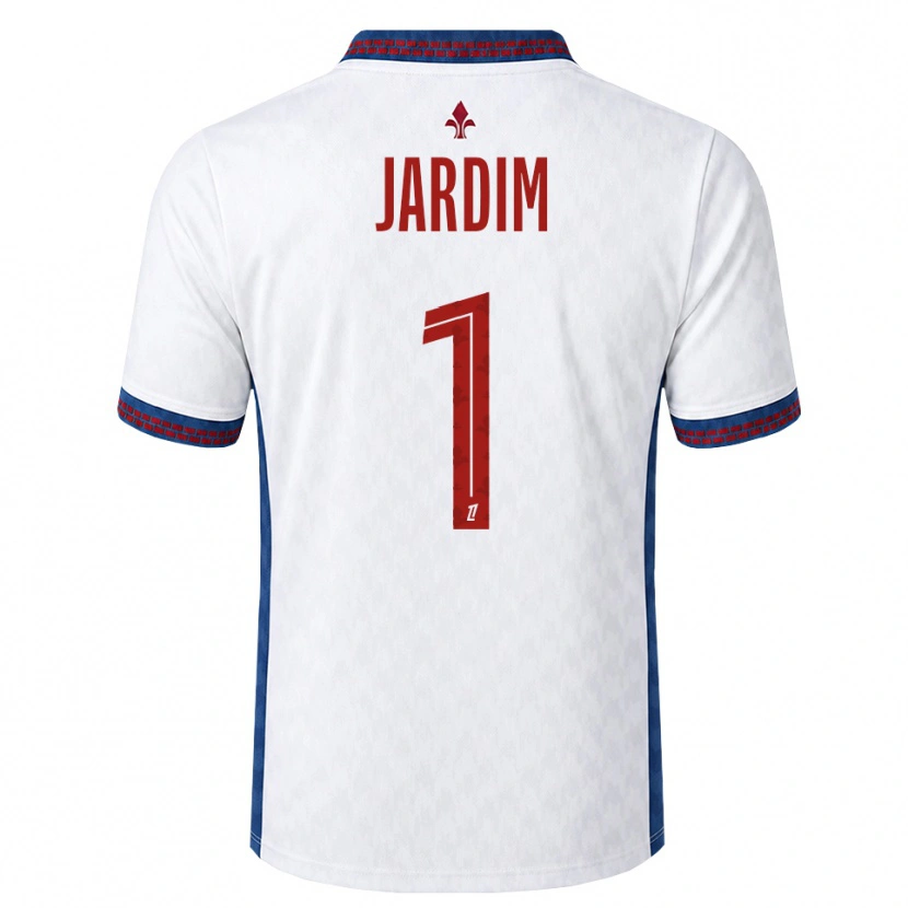 Danxen Mænd Leo Jardim #1 Rød Hvid Blå Udebane Spillertrøjer 2026/27 Trøje T-Shirt